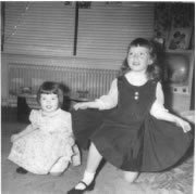 My sister Angela & I take our bows right after we moved to Los Angeles