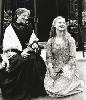 THE MASTERBUILDER on stage with Cynthia Nixon