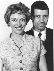 THE RIGHT STUFF - Here I am with Fred Ward who played my husband Gus Grissom 