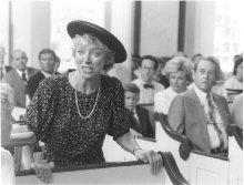 Here I am pleading for the congregation to see the witches evil ways. WITCHES OF EASTWICK