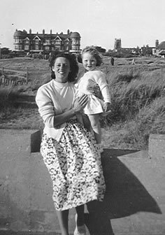 In England with my Mom Margaret