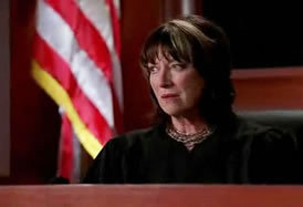 BOSTON LEGAL playing the role of Judge Peggy Zeder
