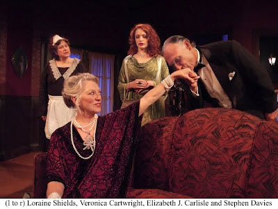 Cornelia Van Gorder in the theatre production of THE BAT at Theatre 40 in Los Angeles